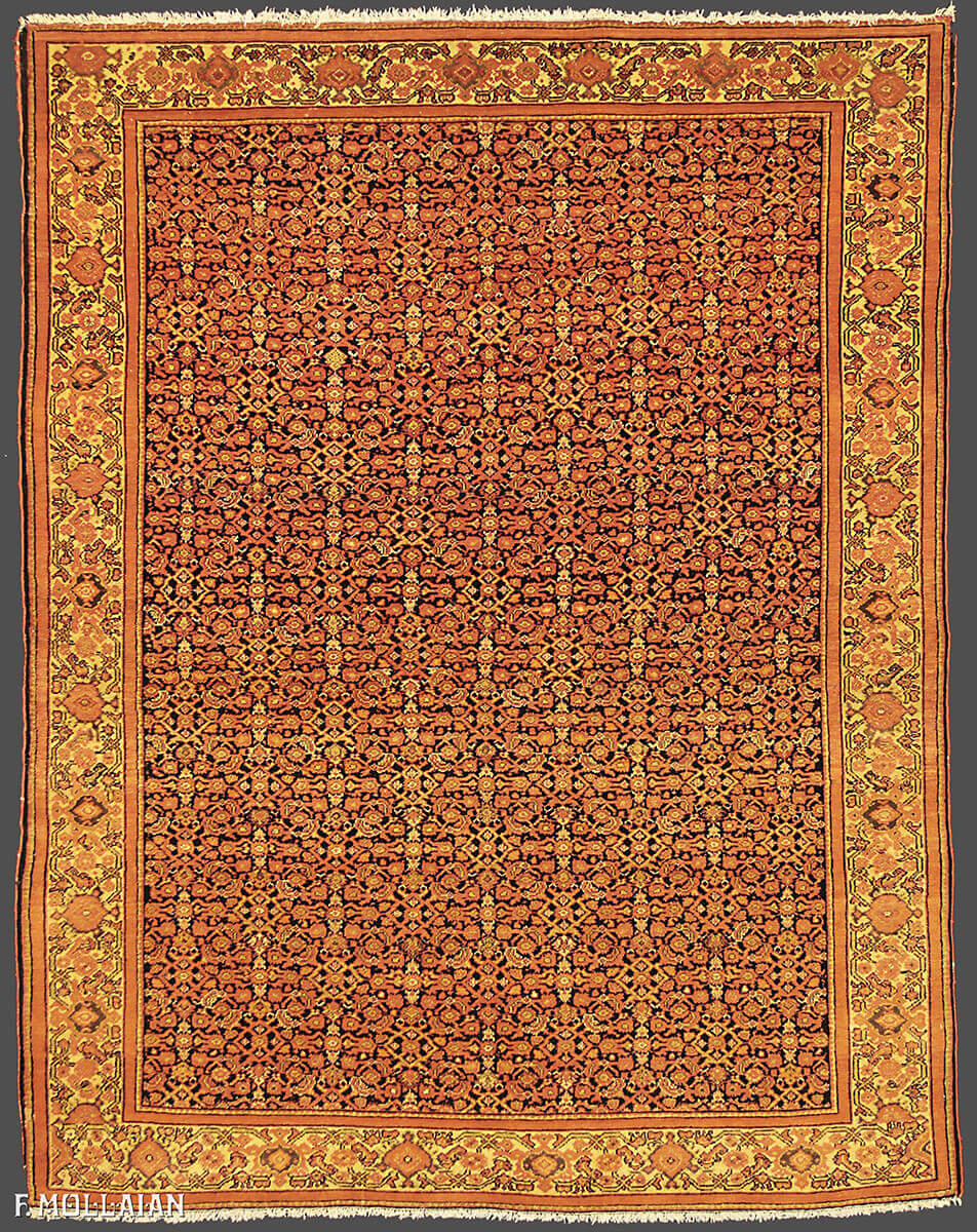 Antique Persian Mishan Malayer Rug (185x138 cm)